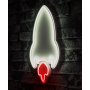 WALLXPERT Zidna LED dekoracija Rocket White Red - slika 1