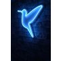 WALLXPERT Zidna LED dekoracija Little Bird Blue - slika 2