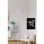 WALLXPERT Zidna LED dekoracija Little Bird White - slika 4