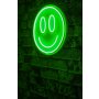 WALLXPERT Zidna LED dekoracija Smiley Green - slika 2