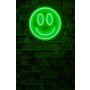 WALLXPERT Zidna LED dekoracija Smiley Green - slika 3