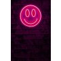 WALLXPERT Zidna LED dekoracija Smiley Pink - slika 2