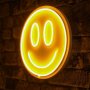 WALLXPERT Zidna LED dekoracija Smiley Yellow - slika 1