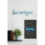 WALLXPERT Zidna LED dekoracija Be Unique Blue - slika 4