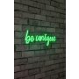 WALLXPERT Zidna LED dekoracija Be Unique Green - slika 2