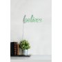 WALLXPERT Zidna LED dekoracija Believe Green - slika 5