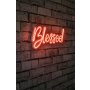WALLXPERT Zidna LED dekoracija Blessed Red - slika 2