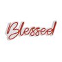WALLXPERT Zidna LED dekoracija Blessed Red - slika 4