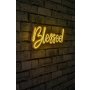 WALLXPERT Zidna LED dekoracija Blessed Yellow - slika 2