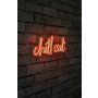 WALLXPERT Zidna LED dekoracija Chill Out Red - slika 3