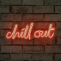 WALLXPERT Zidna LED dekoracija Chill Out Red - slika 1