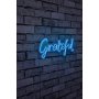 WALLXPERT Zidna LED dekoracija Grateful Blue - slika 2