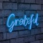 WALLXPERT Zidna LED dekoracija Grateful Blue - slika 1
