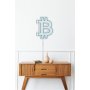 WALLXPERT Zidna LED dekoracija Bitcoin Blue - slika 5