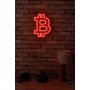 WALLXPERT Zidna LED dekoracija Bitcoin Red - slika 3