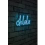 WALLXPERT Zidna LED dekoracija Oh La La Blue - slika 2