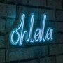 WALLXPERT Zidna LED dekoracija Oh La La Blue - slika 1