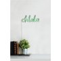 WALLXPERT Zidna LED dekoracija Oh La La Green - slika 4