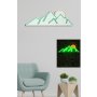 WALLXPERT Zidna LED dekoracija Mountain Green Yellow - slika 4