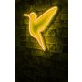 WALLXPERT Zidna LED dekoracija Little Bird Yellow - slika 2