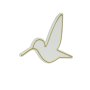 WALLXPERT Zidna LED dekoracija Little Bird Yellow - slika 5