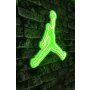WALLXPERT Zidna LED dekoracija Basketball Green - slika 2