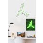 WALLXPERT Zidna LED dekoracija Basketball Green - slika 4