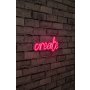 WALLXPERT Zidna LED dekoracija Create Pink - slika 2