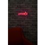 WALLXPERT Zidna LED dekoracija Create Pink - slika 4