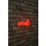 WALLXPERT Zidna LED dekoracija Create Red - slika 2