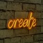 WALLXPERT Zidna LED dekoracija Create Yellow - slika 1