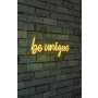 WALLXPERT Zidna LED dekoracija Be Unique Yellow - slika 2