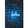 WALLXPERT Zidna LED dekoracija Believe Blue - slika 2