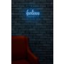 WALLXPERT Zidna LED dekoracija Believe Blue - slika 3