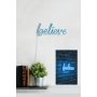 WALLXPERT Zidna LED dekoracija Believe Blue - slika 4