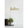 WALLXPERT Zidna LED dekoracija Believe Yellow - slika 5