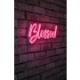 WALLXPERT Zidna LED dekoracija Blessed Pink - slika 2