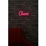 WALLXPERT Zidna LED dekoracija Cheers Pink - slika 3