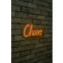 WALLXPERT Zidna LED dekoracija Cheers Yellow - slika 2