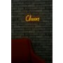 WALLXPERT Zidna LED dekoracija Cheers Yellow - slika 3