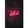 WALLXPERT Zidna LED dekoracija Chill Out Pink - slika 2