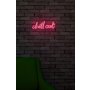 WALLXPERT Zidna LED dekoracija Chill Out Pink - slika 4
