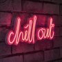 WALLXPERT Zidna LED dekoracija Chill Out Pink - slika 1