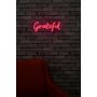 WALLXPERT Zidna LED dekoracija Grateful Pink - slika 4