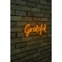 WALLXPERT Zidna LED dekoracija Grateful Yellow - slika 2