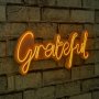 WALLXPERT Zidna LED dekoracija Grateful Yellow - slika 1