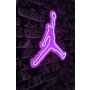 WALLXPERT Zidna LED dekoracija Basketball Pink - slika 2