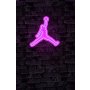 WALLXPERT Zidna LED dekoracija Basketball Pink - slika 3