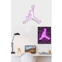 WALLXPERT Zidna LED dekoracija Basketball Pink - slika 4