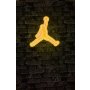 WALLXPERT Zidna LED dekoracija Basketball Yellow - slika 3